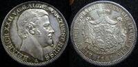 Reuss Ältere Linie Taler 1858 Obergreiz Heinrich XX -