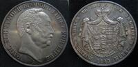 Lippe-Detmold 2 Thaler 1843-A Doppeltaler Lippe Paul Alexander AKS 5 vz/st -