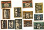 Genthin 25 Pfennig - 5 Mark + Geldumschlag Mehl 419.1 komplett -