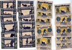Gollnow Golenlow Polen 6 x 50 Pfennig - 75 Pfennig Mehl 453.5 komplett 12 Stück -