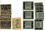 Osterfeld 25 Pfennig - 15o Pfennig Mehl 1033.1 + 1033.2 komplett Geldumschlag -