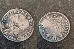 Philipp II. von Spanien, 1555-1598 1/5 Philippstaler 1566 mit Gegenstempel Zee -