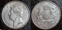 Taler 1860 B Sachsen Vereinstaler - König Johann von Sachsen AkS 136 -