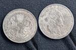 1 Taler Sachsen 1854 Friedrich August II auf seinen Tod AKS 117 -