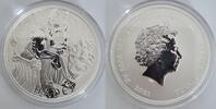 1 Dollar 2021 - Tuvalu - Hades - Gods of Olympus - 1 oz Silber -