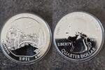 USA 2012 Silber 5 Oz. Chickasaw Nationalpark Oklahoma 155,5g Silber 999 -