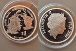 Fiji 1 Dollars Schiff Kolumbus Silber -