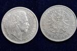 5 Mark Bayern 1874 Ludwig II -