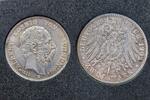 2 Mark Sachsen 1902 Albert auf den Tod -