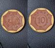 Sachsen 10 Mark Porzellan Geld Meissen Sachsen -