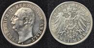 2 Mark Anhalt 1904 Friedrich II zum Regierungsantritt Jaeger 22 -