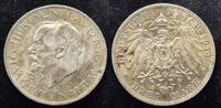 3 Mark Bayern 1914 Ludwig III -