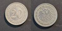  1890 A  20 Pfennig SS