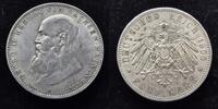 5 Mark Sachsen Meiningen 1908 Jaeger 153b -