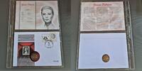 Numisbrief Monaco Grace Kelly Gracia Patricia 2 Euro Lucien -