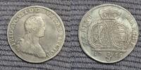 2/3 Taler Sachsen Friedrich August Herzog von Sachsen Kurfürst -