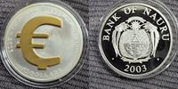 Nauru 10 Dollars 2003 Skulpturmünze Euro -