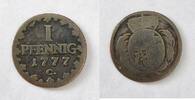 Sachsen Pfennig 1777 C Friedrich August III. 1763-1806. -