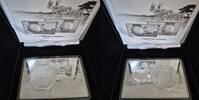 Südafrika 1 Oz Silber /ca. 3 Oz versilberter Barren 2022 Krügerrand Springbock -