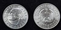 1933 F 2 Mark Luther nahezu stempelglanz