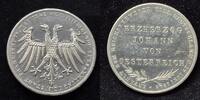Frankfurt Stadt Doppelgulden 1848 Johann von Österreich -