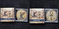 USA 1 Dollar 1 Unze Silber Eagle Sphinx Ankh Schätze des Nils -