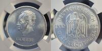 GERMANY 3 Mark 3 Mark Goethe 1932 D Jaeger 350 -