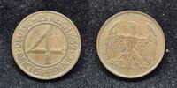  1932 A 4 Reichspfennig SS 5,50 EUR  zzgl. 1,70 EUR Versand