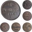 Frankfurt-Stadt Judenpfennige 1807 - 1822 Kleine Sammlung - Sehr Interessant meist vz