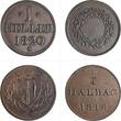 Frankfurt-Stadt Judenpfennige 1807 - 1822 Kleine Sammlung - Sehr Interessant meist vz