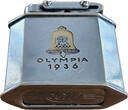 Drittes Reich Benzin-Feuerzeug Olympia 1936 Hersteller Karl-Wieden - sehr selten III