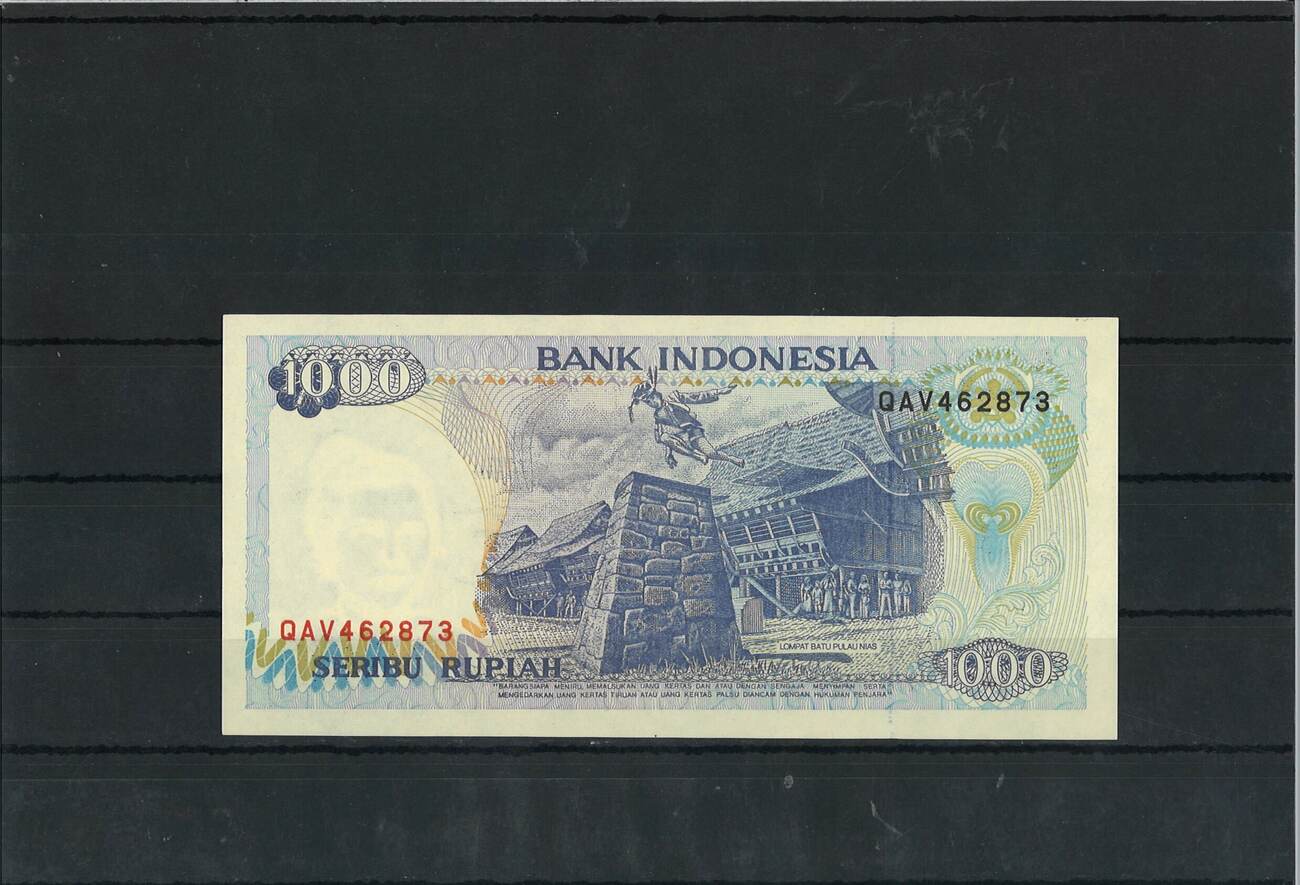 Indonesien 1000 Rupiah 1992 Banknote Geldschein Unc Ma Shops