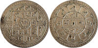 Nepal 2 Mohar SE 1833 / 1911 AD Prithvi Bir Bikram (1881-1911) Tolle Erhaltung !!! -
