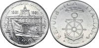 Italien 100 Lire 100. Jahrestag - Gründung von Marineakademie in Livorno -