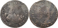 8 Reales 1859 Honduras Provisorische Prägung / Sehr seltener Jahrgang s-ss