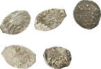 Russland 1 Kopecke Feodor Ivanovich, 1584 - 1598 , 5 STück -