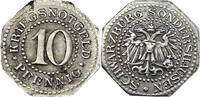 Nebengebiete 10 Pfennig Schwarzburg-Sonderhausen offiezielles Notgeld -