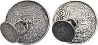Niederlande Maschettenknöpfe Westfriesland Dukaton 1793 +1782 + 2 x 1/2 Gulden 1863 - selten -