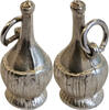 Schmuck Anhänger Weinflasche Baccus - alter Charivari -