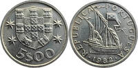 Portugal 5 Escudos Umlaufmünze -