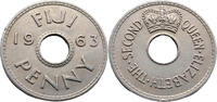 Fidschi Inseln 1 Penny Elisabeth II. (1952 - 2022) -