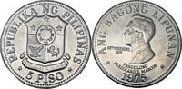 Philippinen 5 Piso President Marcos Philippines -