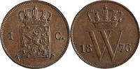 Niederlande 1 Cent König Wilhelm III. (1849 - 1890) -