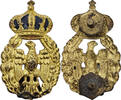 Italien Abzeichen Kappenabzeichen der Luftwaffe WWII -