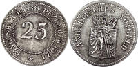 Nebengebiete 25 Pfennig Herzogtum Anhalt offiezelles Notgeld -