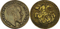 Großbritannien Token Edward VII, (1901 - 1910) -