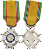 Medaille 1900 Frankreich Croix du Merite 1900 2. Klasse (Silber) am Band ss-vz