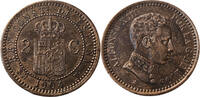 Spanien 2 Centimos Alfonso XIII., 1886 - 1941 -