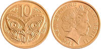 Neuseeland 10 Pence Elisabeth II. (1952 - 2022) -