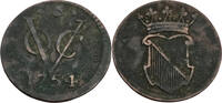 Niederlande 1/2 Duit Stadt Utrecht -